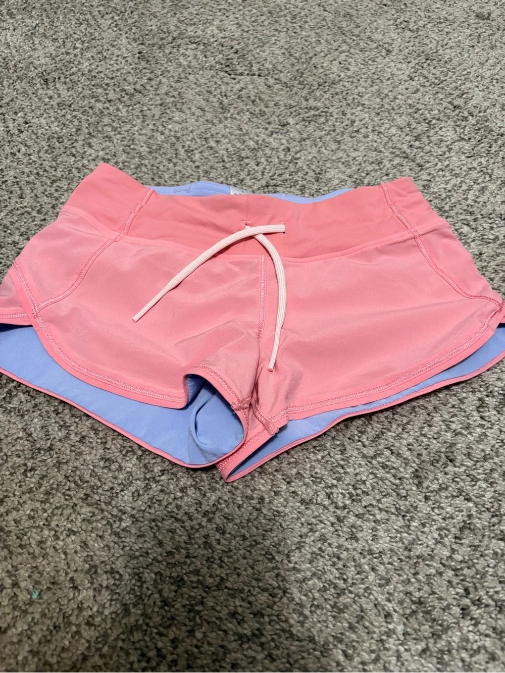 ivivva by Lululemon size 8 underwater speedy shorts reversible swimwear